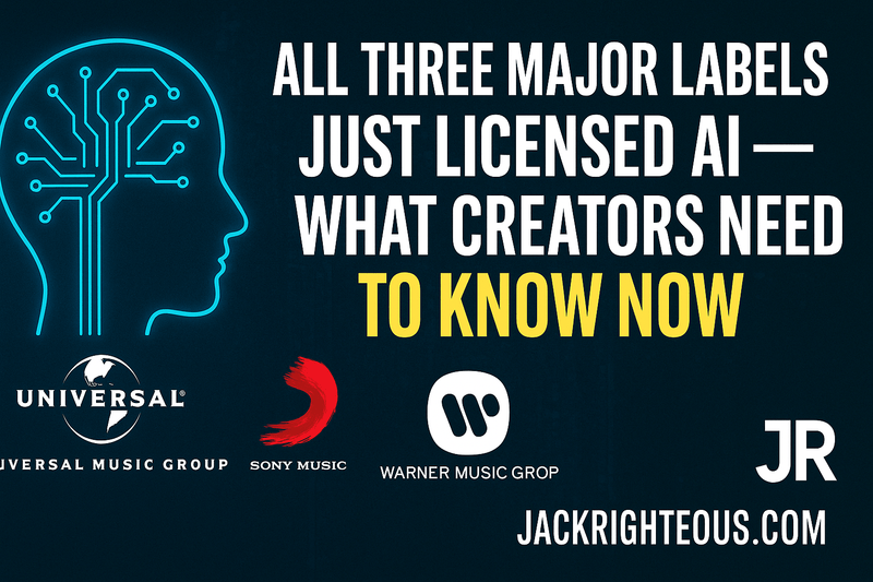 Major Labels License AI to KLAY — What Creators Must Know - Jack Righteous