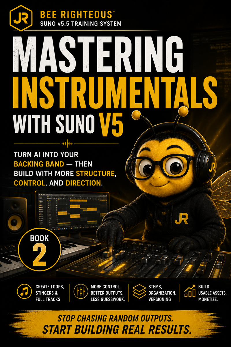 Mastering Instrumentals with Suno V5 Book 2 guide for arranging, refining and finishing AI-generated instrumentals