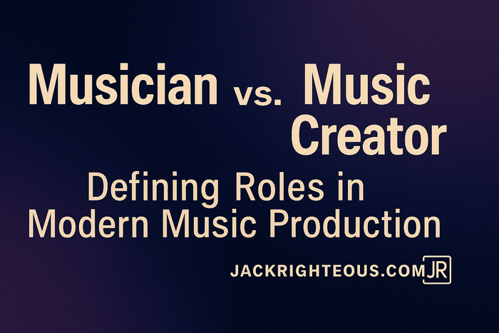 Musician vs. Music Creator: Defining Roles in Modern Music Production - Jack Righteous