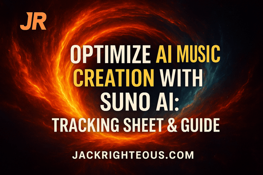 Optimize AI Music Creation with Suno AI: Tracking Sheet & Guide - Jack Righteous