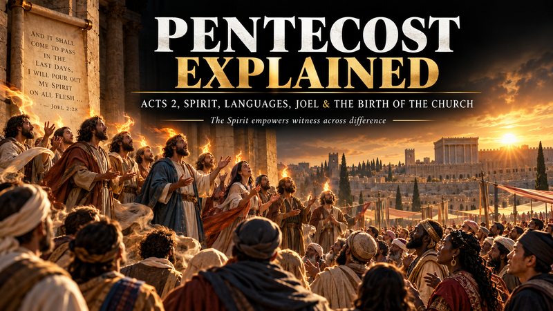 Pentecost Explained: Acts 2, Spirit, Languages, Joel and the Birth of the Church