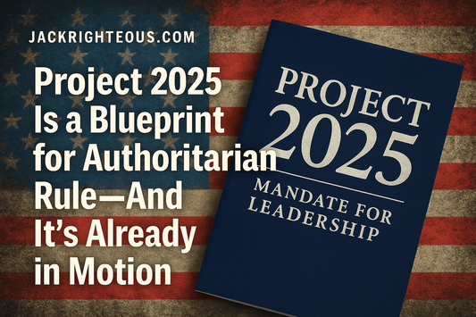 Project 2025: The Authoritarian Blueprint in Motion - Jack Righteous