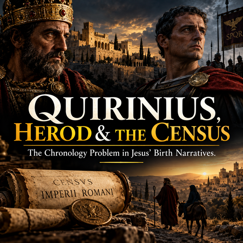 Quirinius, Herod and the Census: the chronology problem in Jesus’ birth narratives