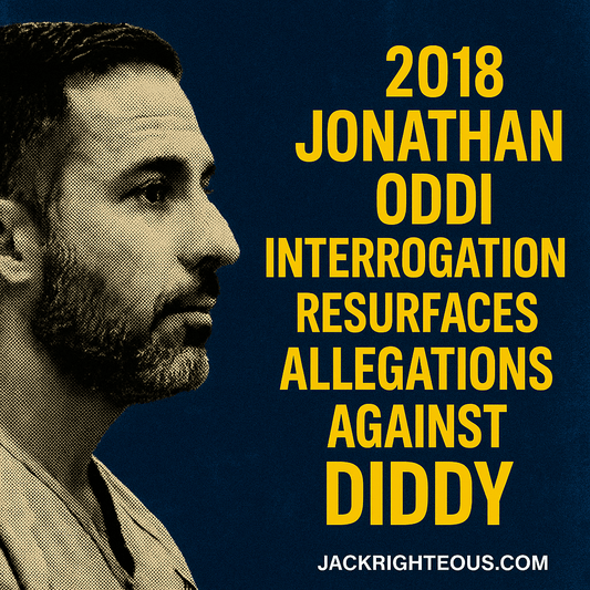 Resurfaced 2018 Interrogation Tied to 2025 Trafficking Charges - Jack Righteous