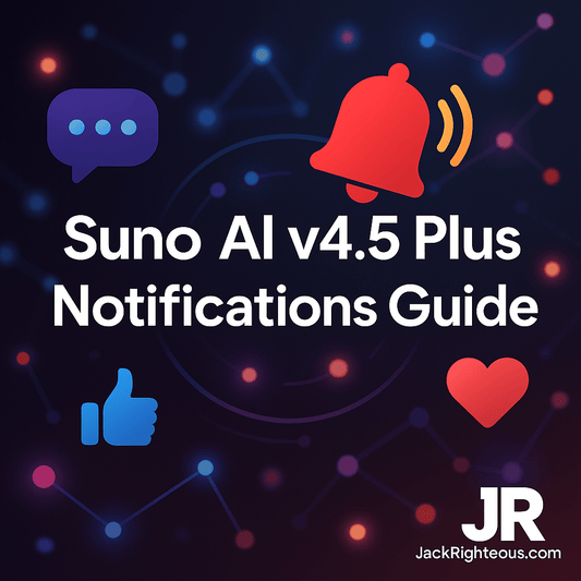 Suno AI v4.5 Plus Notifications Guide | Jack Righteous - Jack Righteous