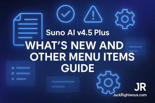 Suno AI v4.5 Plus What's New Guide | Jack Righteous - Jack Righteous