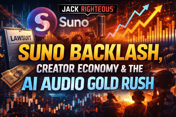 Suno backlash and creator-economy analysis as AI audio expands across music, media and content creation