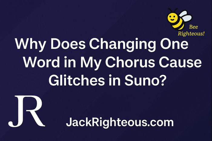 Suno troubleshooting guide for chorus glitches caused by changing a single word