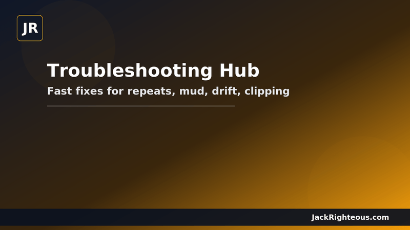 Suno troubleshooting hub for fast fixes to prompts, vocals, structure, Extend drift and library organization