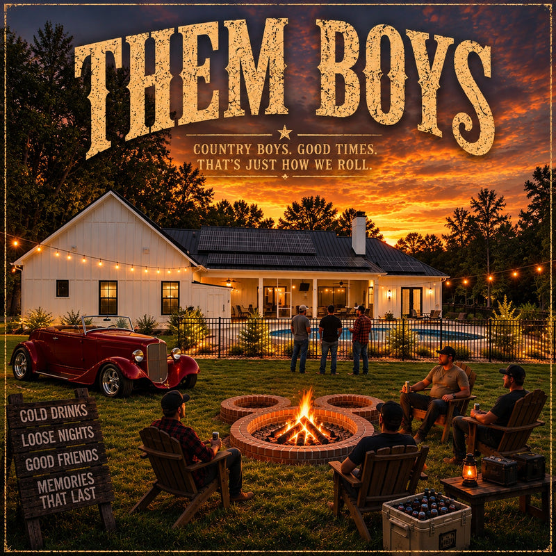 Them Boys album cover supplied by Bryan DeNoyer