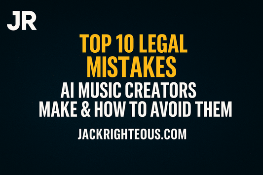 Top 10 Legal Mistakes AI Music Creators Make & How to Avoid Them - Jack Righteous