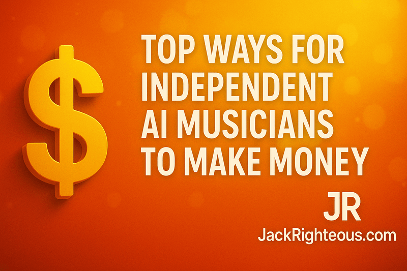Top Ways for Independent AI Musicians to Make Money - Jack Righteous