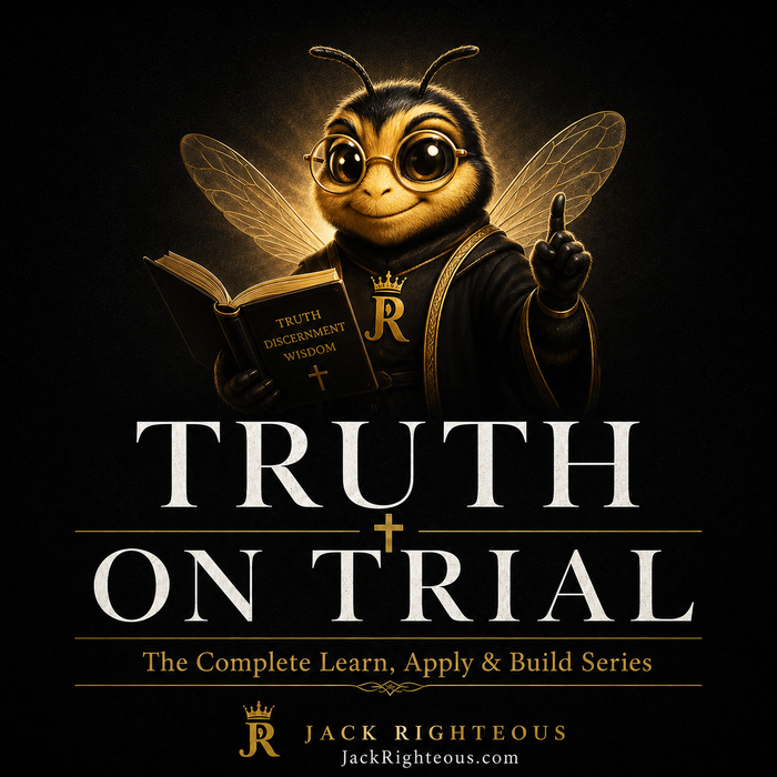 Bee Righteous presents the Truth on Trial Learn, Apply & Build series on faith, history and responsible creation.
