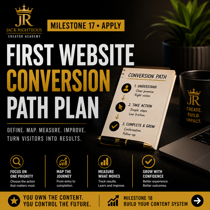 Bee Righteous maps a website conversion path to help visitors understand, take action, complete the journey and generate measurable results.