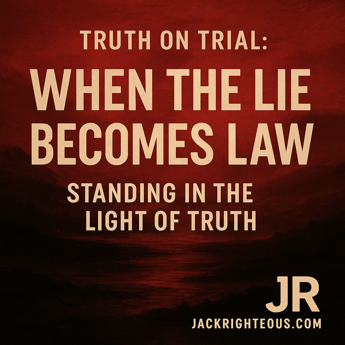 Truth on Trial Part 7 cover representing inherited Christian teachings, institutional accountability and the responsibility to confront supremacist history