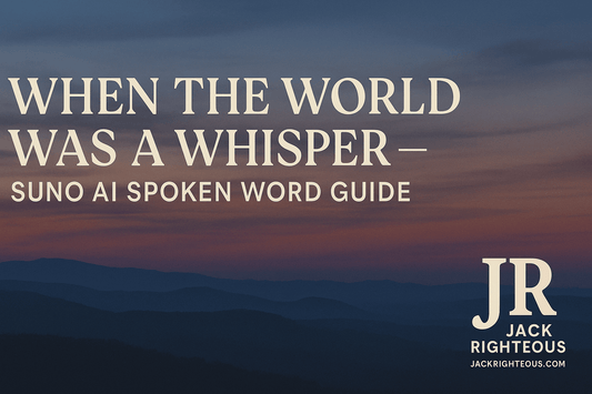 When the World Was a Whisper – Suno AI Spoken Word Guide - Jack Righteous