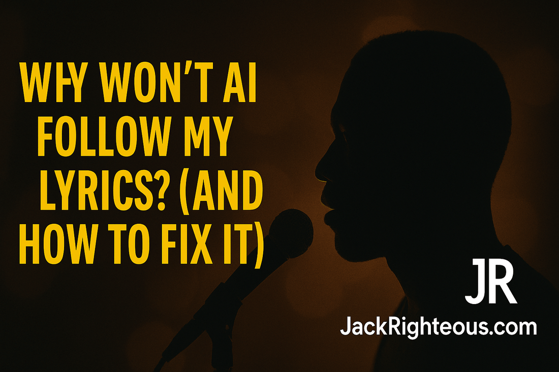 Why Won’t AI Use My Lyrics? Fix Common Prompt Issues - Jack Righteous