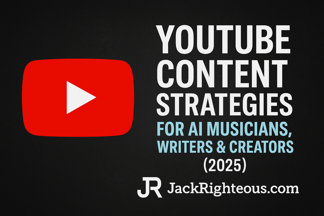 YouTube Content Strategies for AI Musicians, Writers & Creators (2025) - Jack Righteous