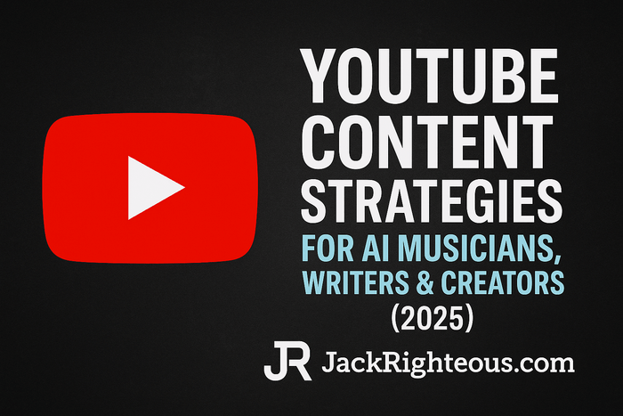 YouTube Content Strategies for AI Musicians, Writers & Creators (2025) - Jack Righteous