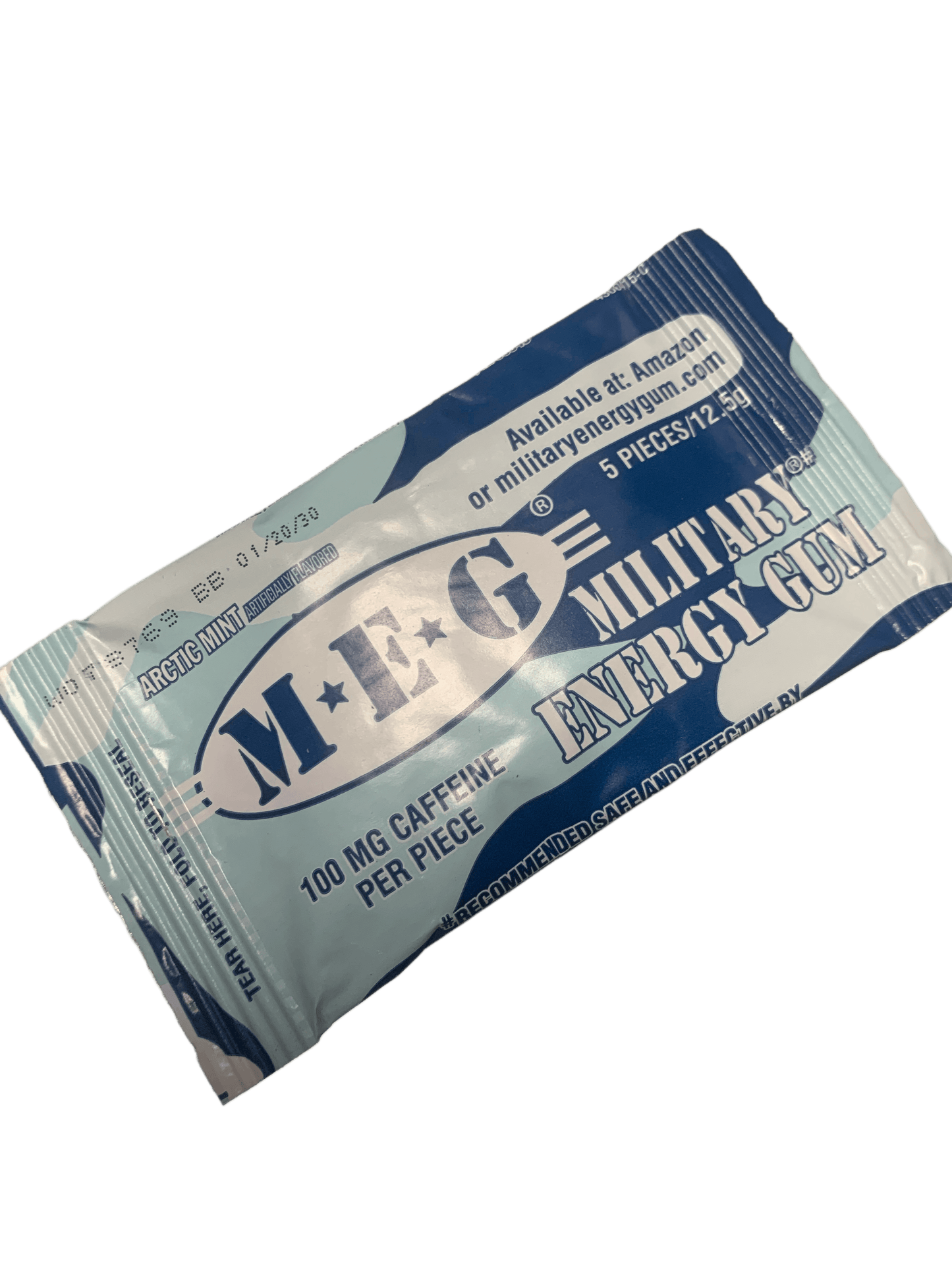 M.E.G Military Energy Gum 5 Pieces - U.S Edition