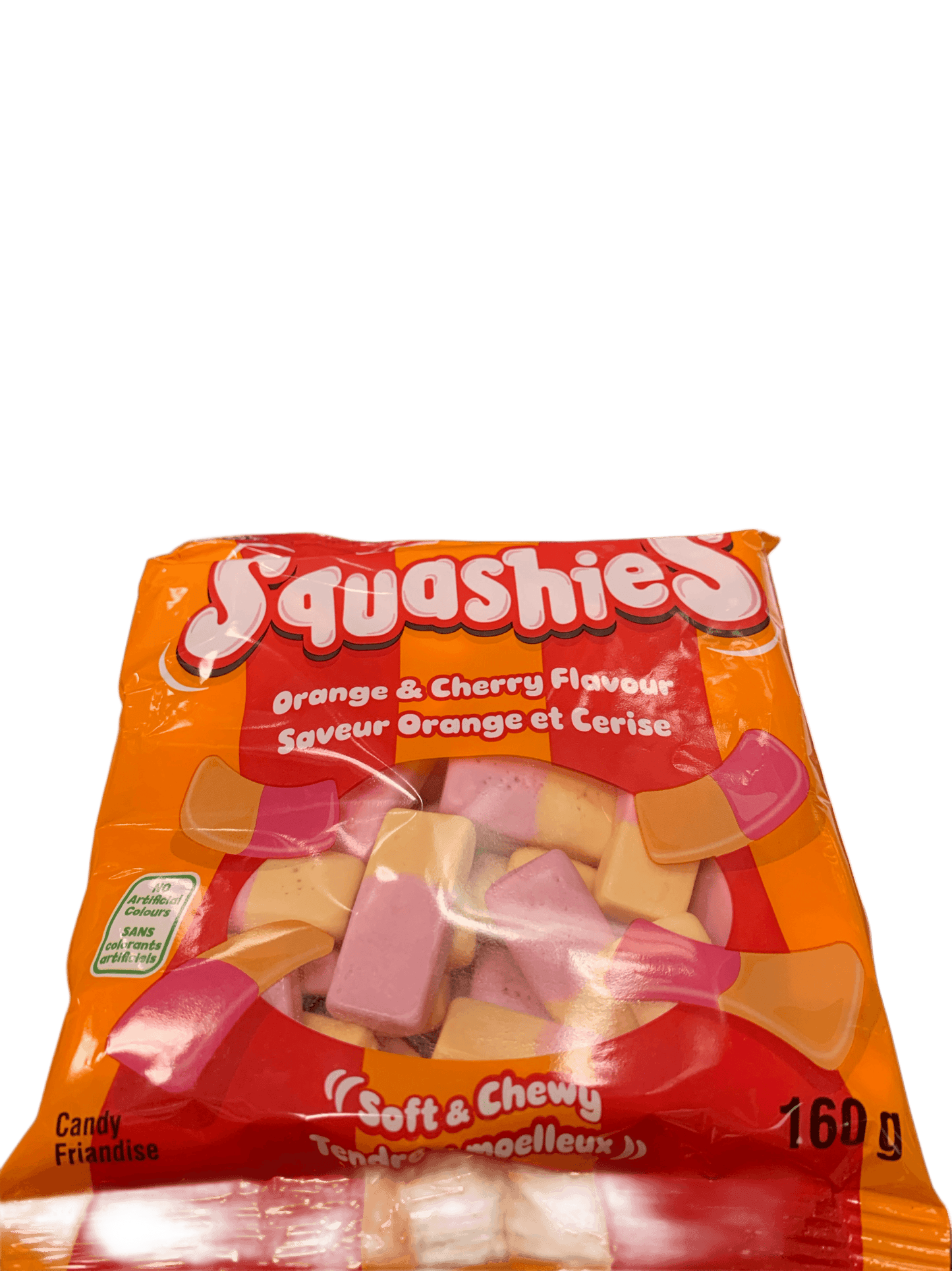 Squashies Orange and Cherry Flavour 160G - U.K Edition