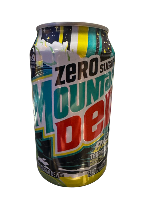Mountain Dew Zero Sugar Baja Blast Tropical Lime 355ML - U.S Edition