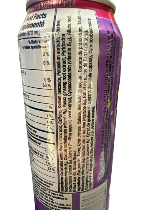 Rockstar Energy Punched Berry Burst 473ML - Canadian Edition