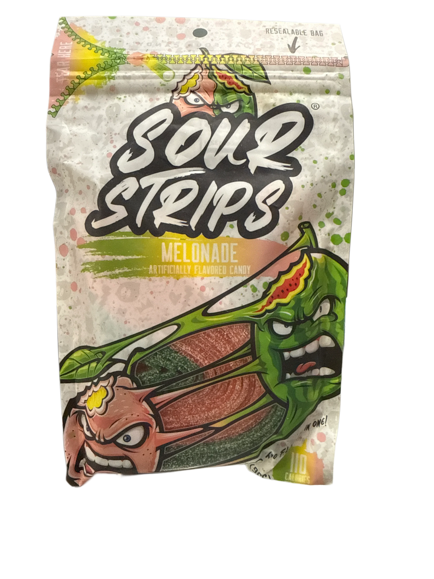 Sour Strips Melonade Flavoured Candy Strips 96G - U.S Edition