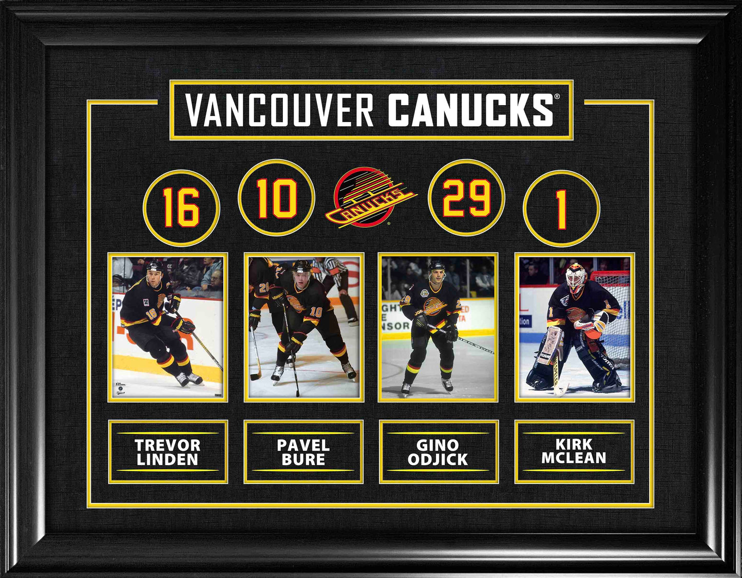 Vancouver Canucks Alumni Player Best of the Best Framed Collage