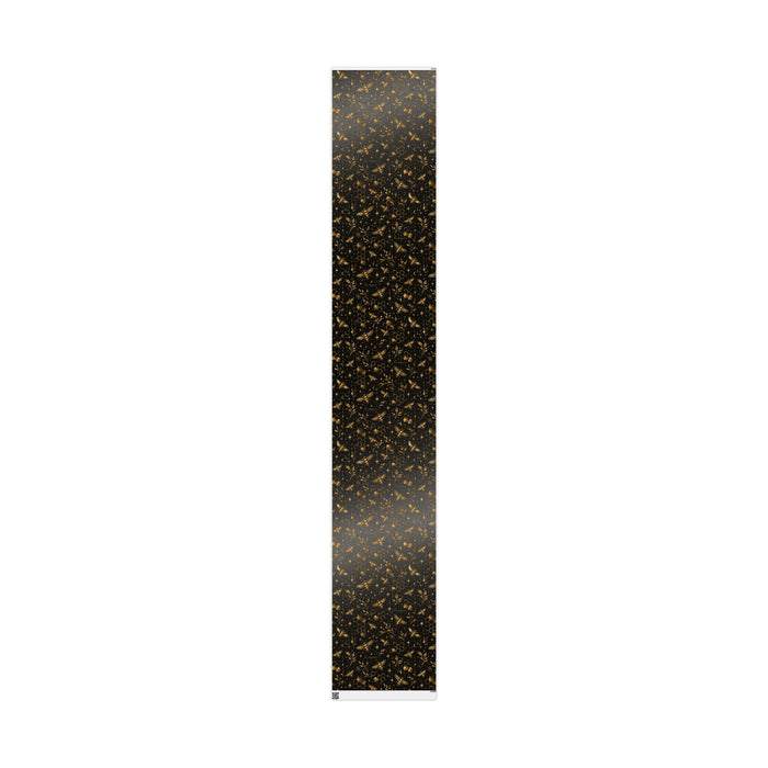 Wrapping Paper — Elegant Black & Gold Bee Pattern Gift Wrap