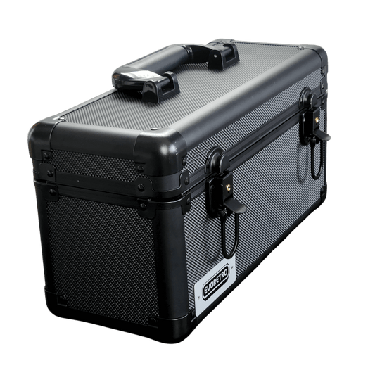 15-Slab Case Individual Slot with Handle, Black