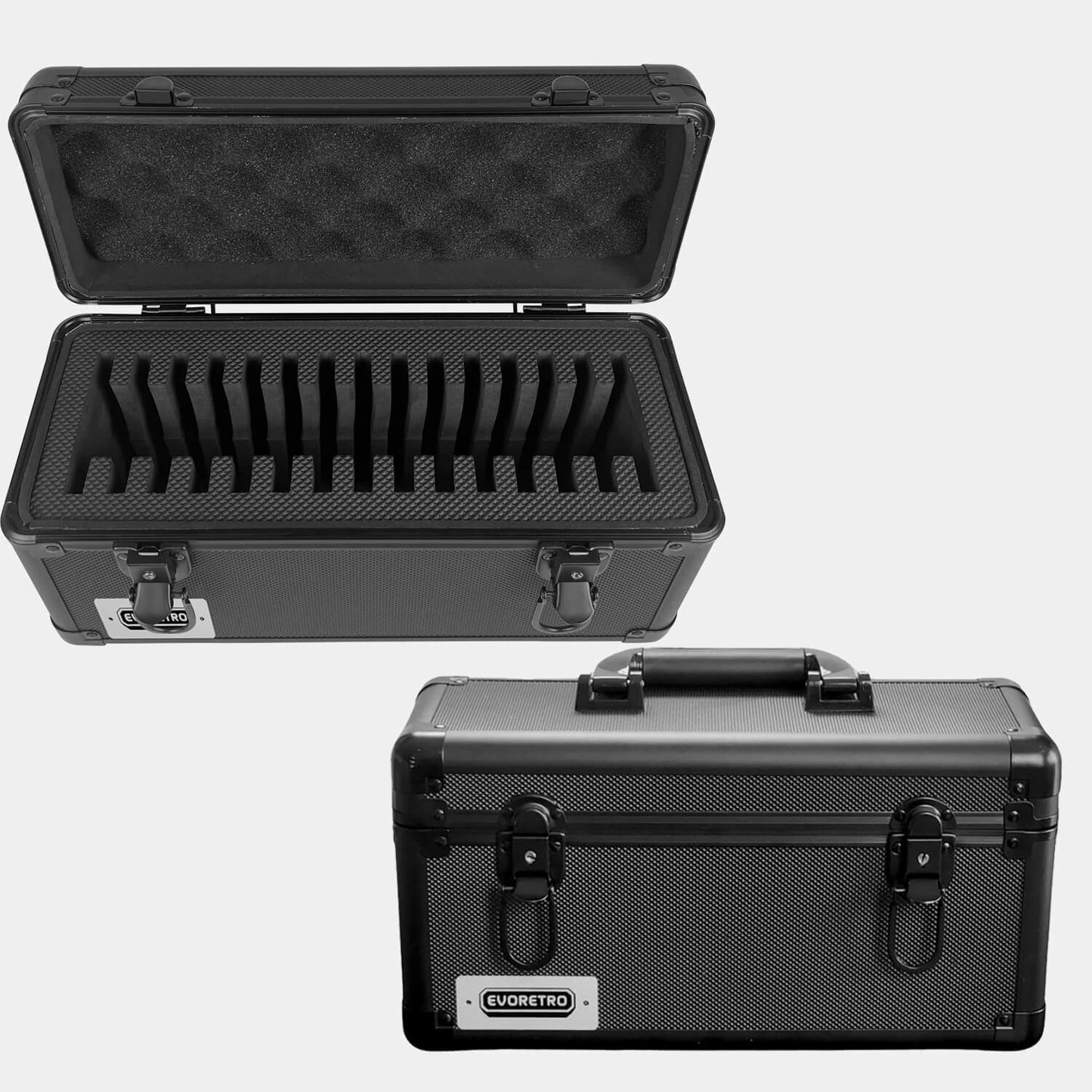 15 - Slab Case Individual Slot with Handle, Black - Jack Righteous