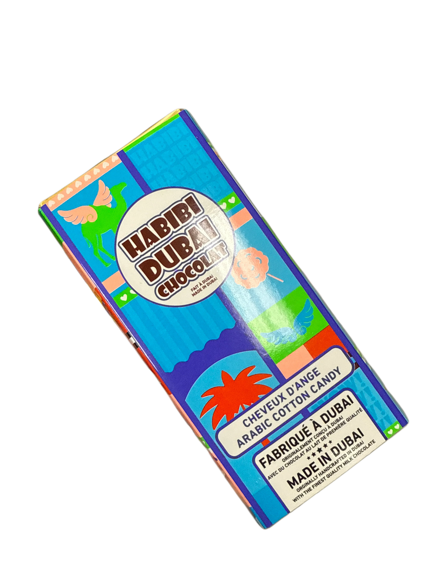 Habibi Dubai Arabic Cotton Candy Chocolate 200G - Dubai Edition