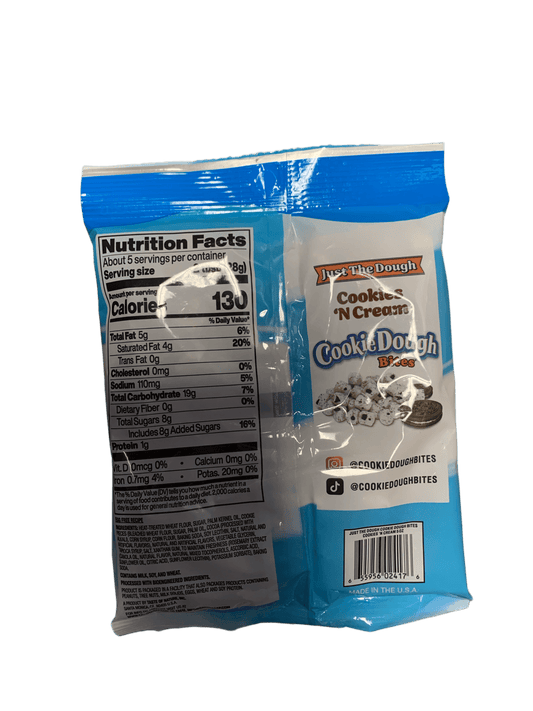 Cookie Dough Bites Cookies and Cream Flavour 142G - U.S Edition