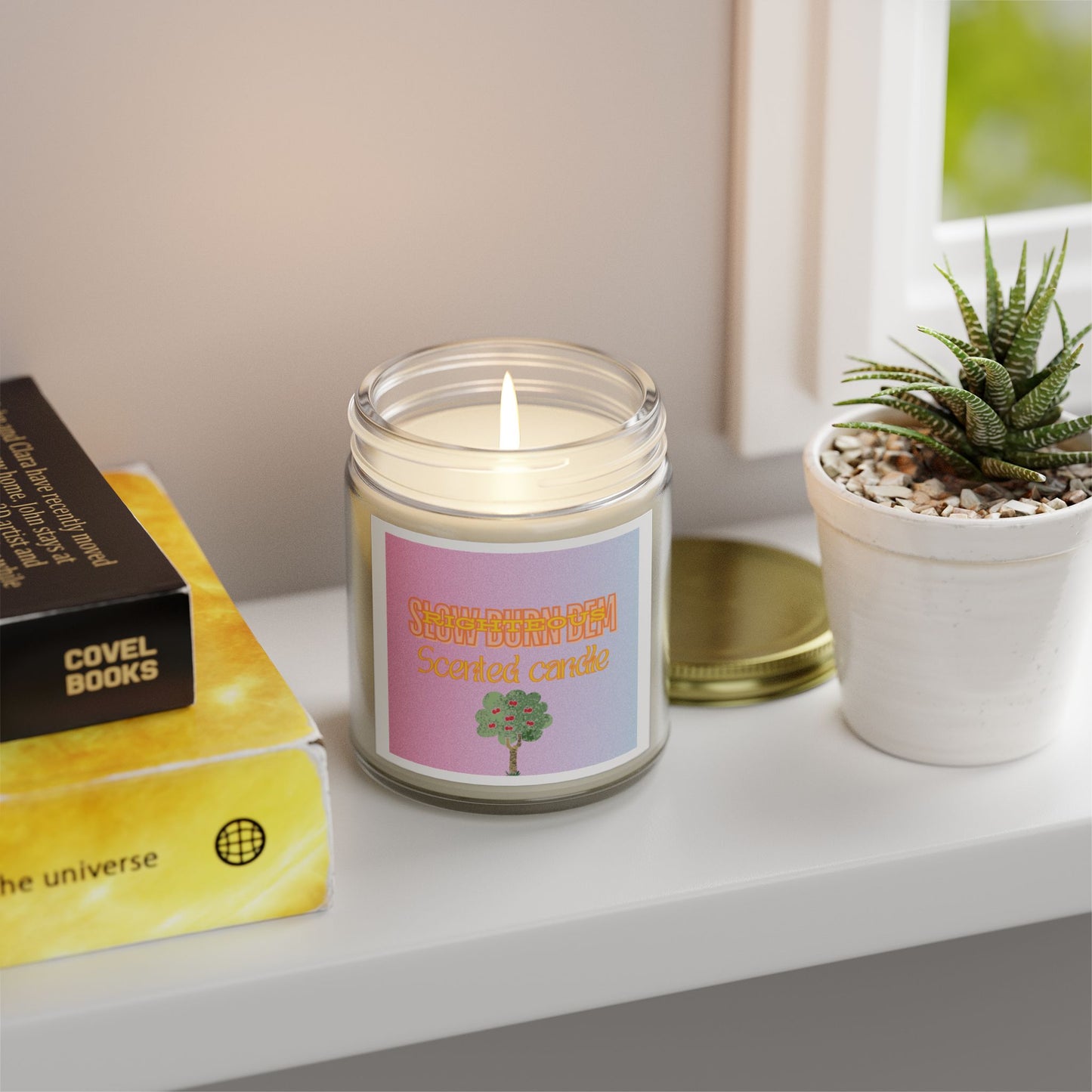 Velas perfumadas con coco y albaricoque (4 oz, 9 oz)