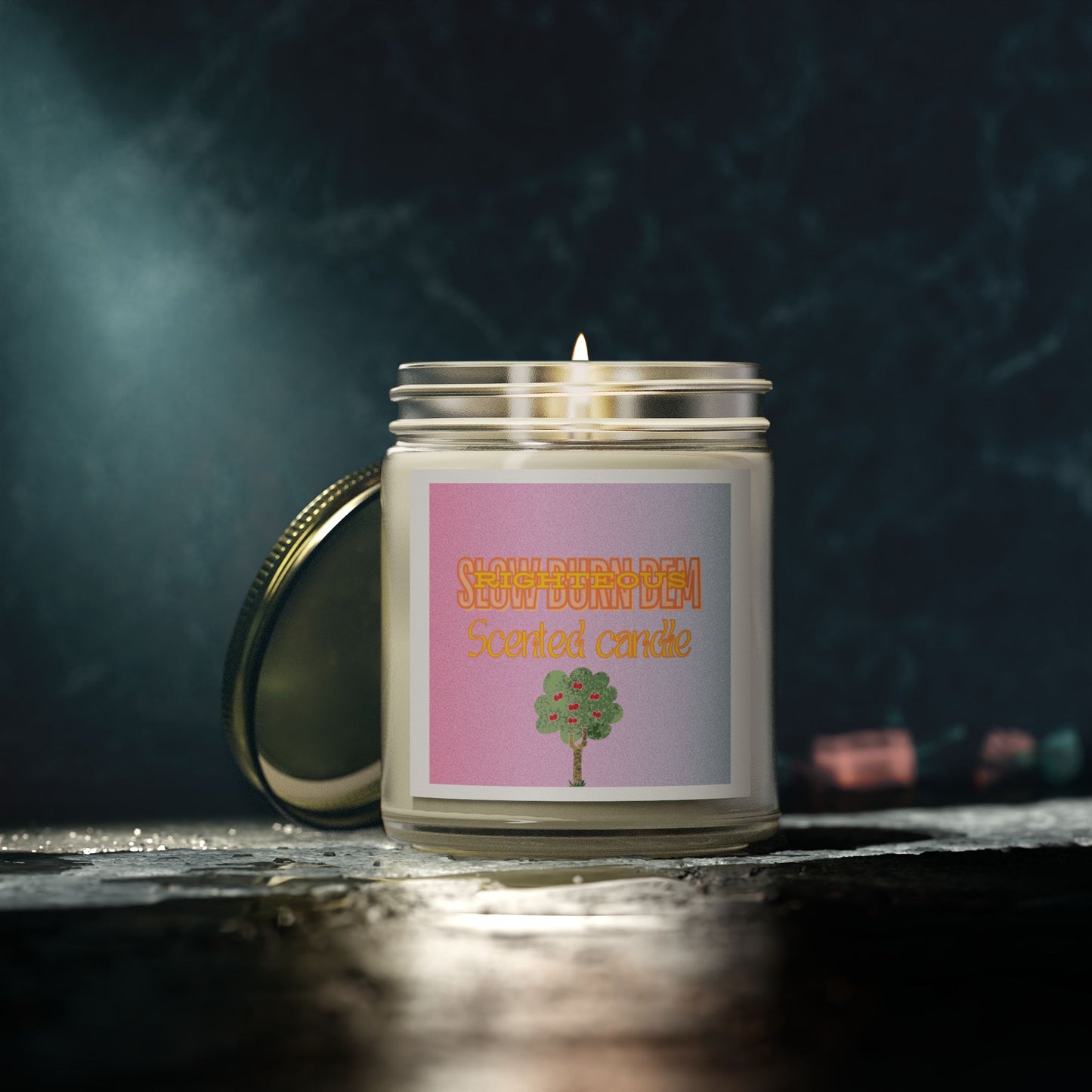 Velas perfumadas con coco y albaricoque (4 oz, 9 oz)