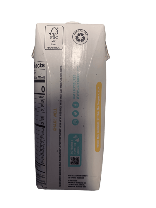 Joyburst Renew Mind + Body Peach Hydration Drink 500ML