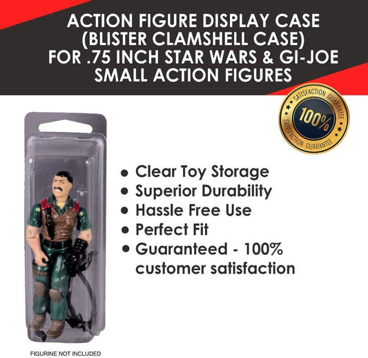 Star Wars & Gi-Joe 3.75 inch Action Figures loose  - Collectibles Blisters Clamshell Case - PET Protector