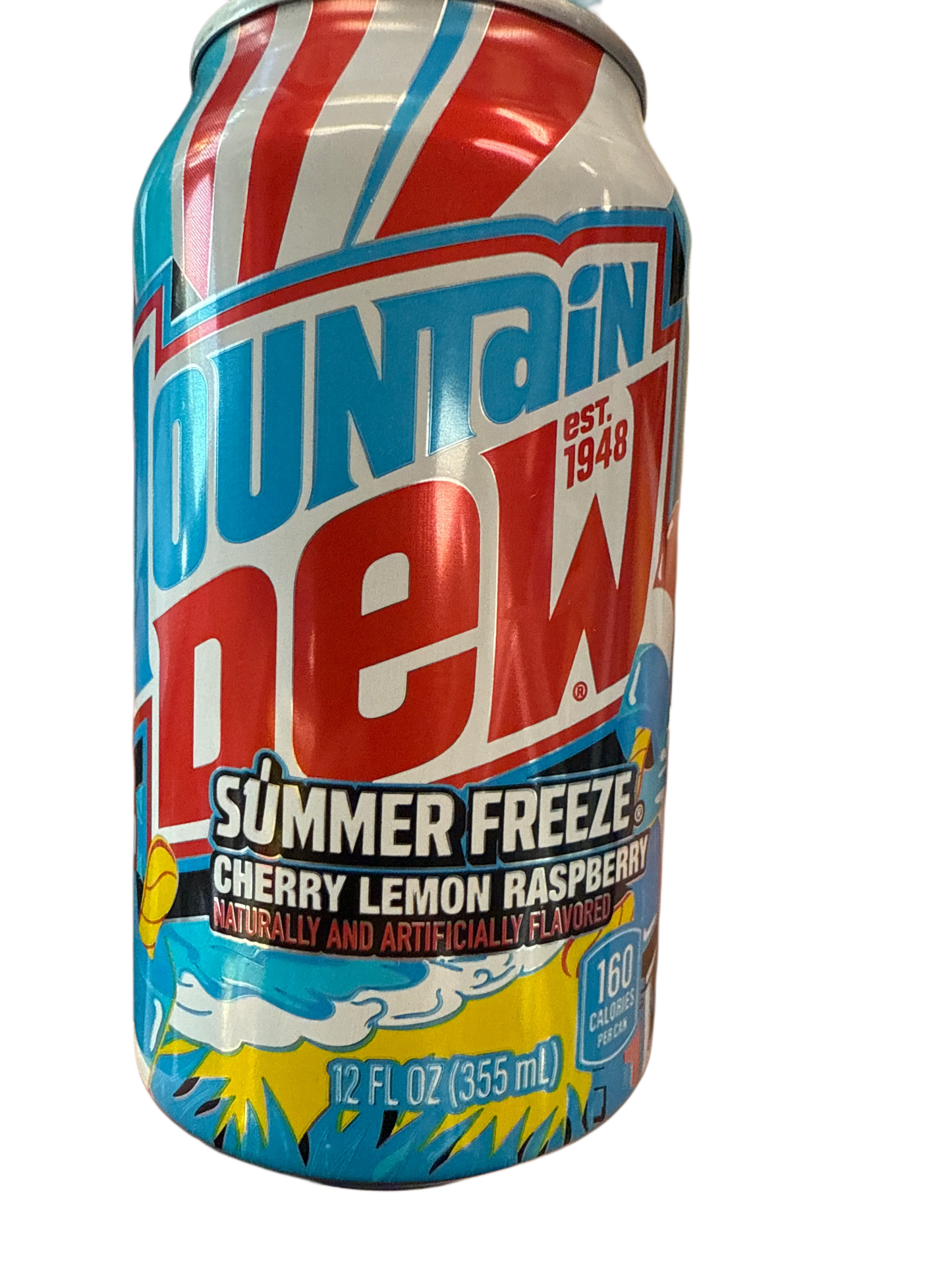 Mountain Dew Summer Freeze Can - 355 mL - U.S Edition