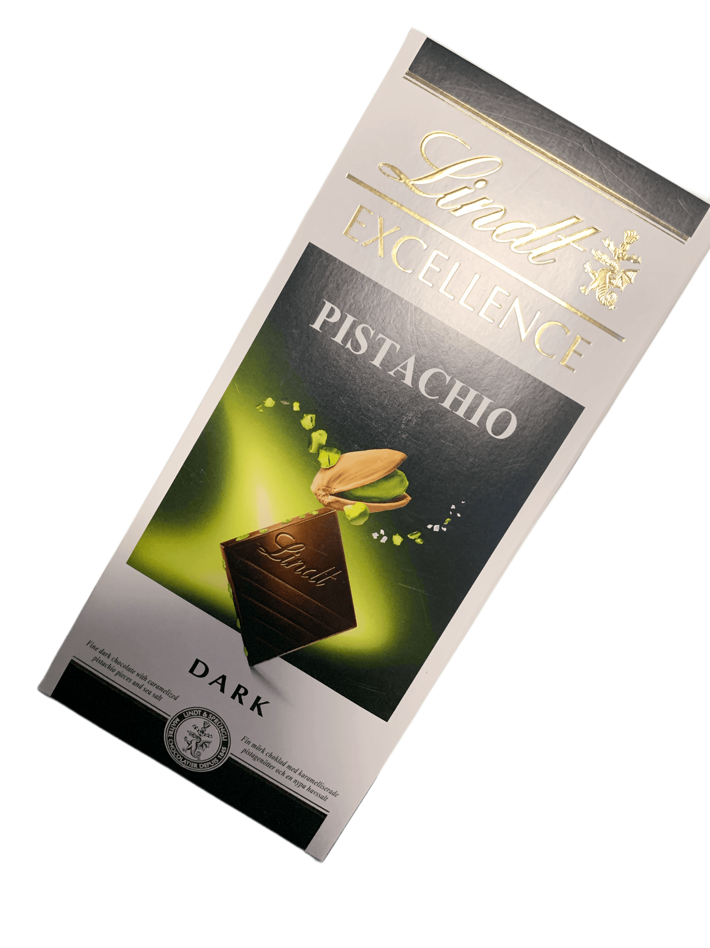 Lindt Excellence Pistachio Dark Chocolate 100G - French Edition