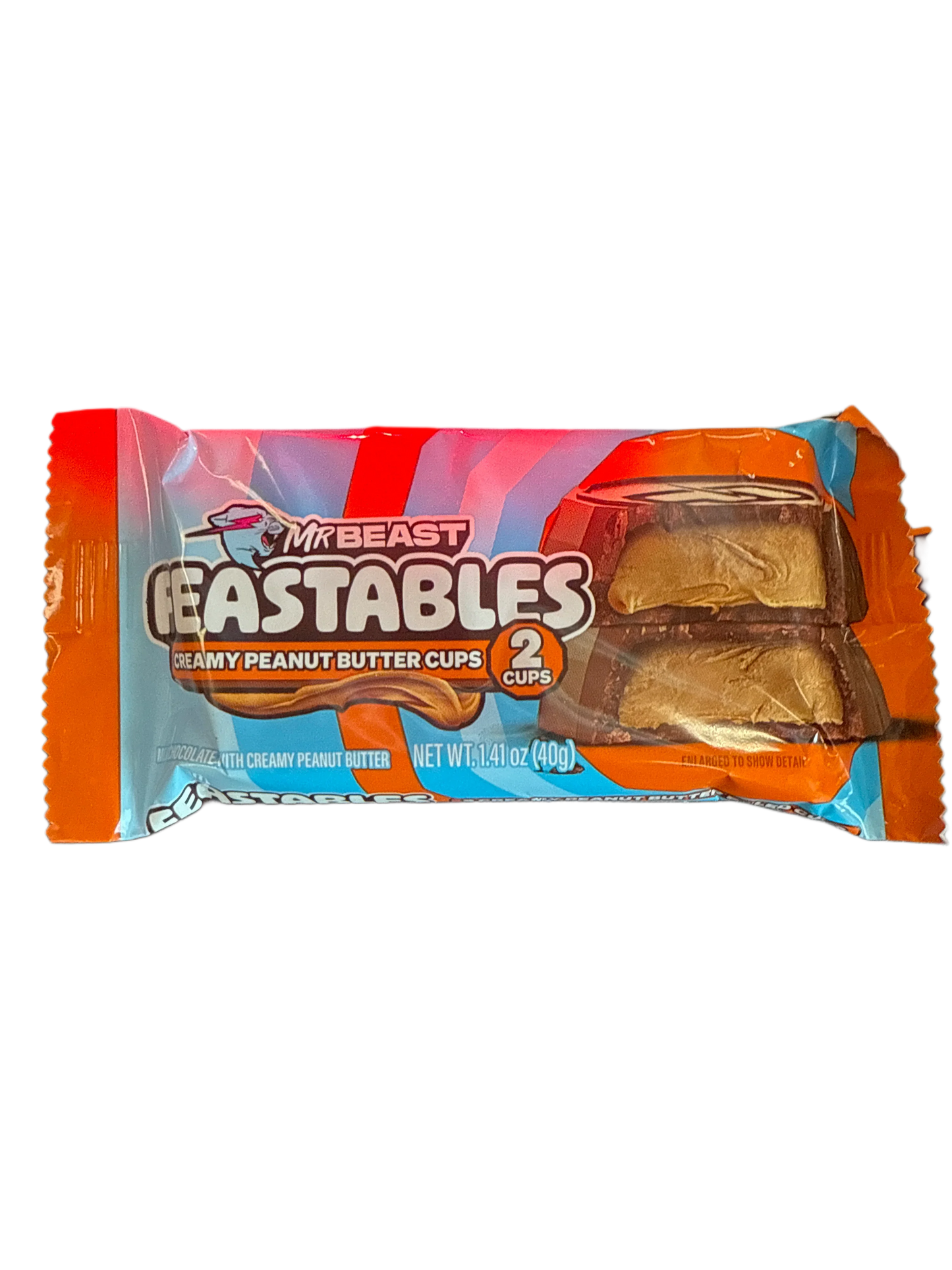 Feastables Mr Beast Creamy Peanut Butter Cups 40G - U.S Edition