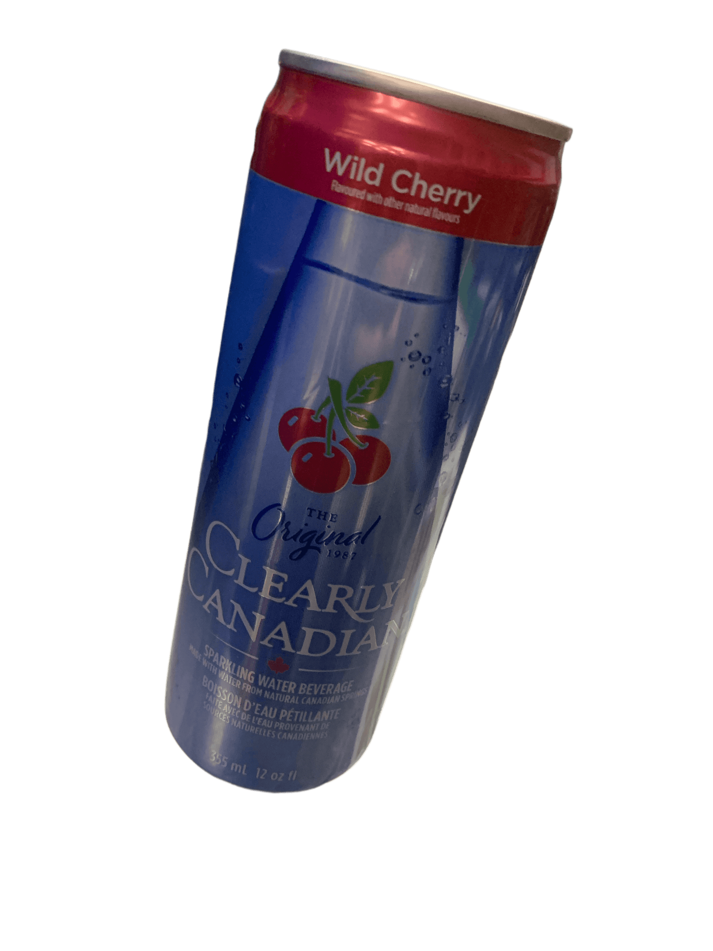 Clearly Canadian Sparkling Wild Cherry Cans 355ML - Canadian Edition