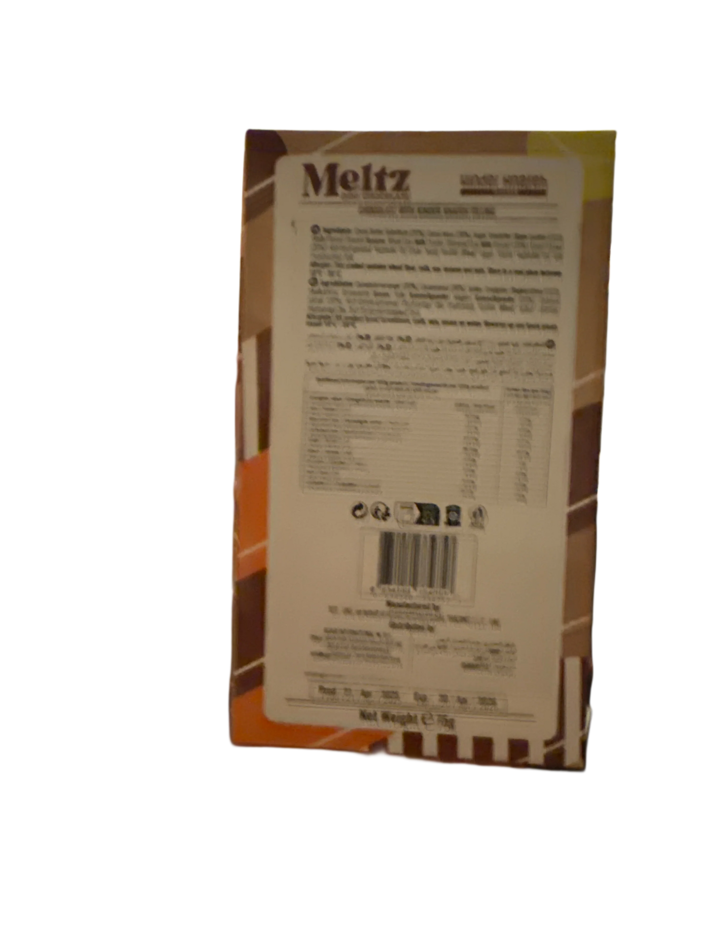 Meltz Dubai Chocolate Kinder Knafeh Flavour 75G - Dubai Edition