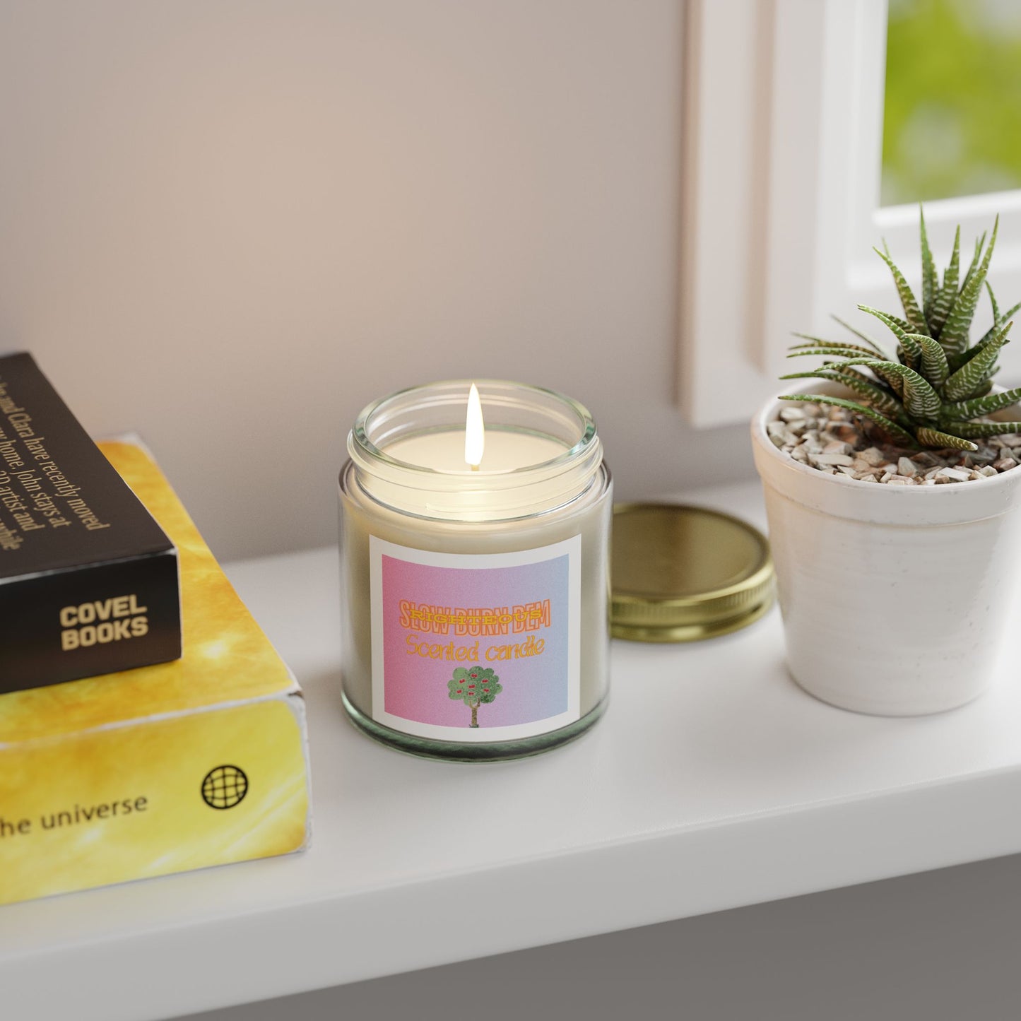 Velas perfumadas con coco y albaricoque (4 oz, 9 oz)