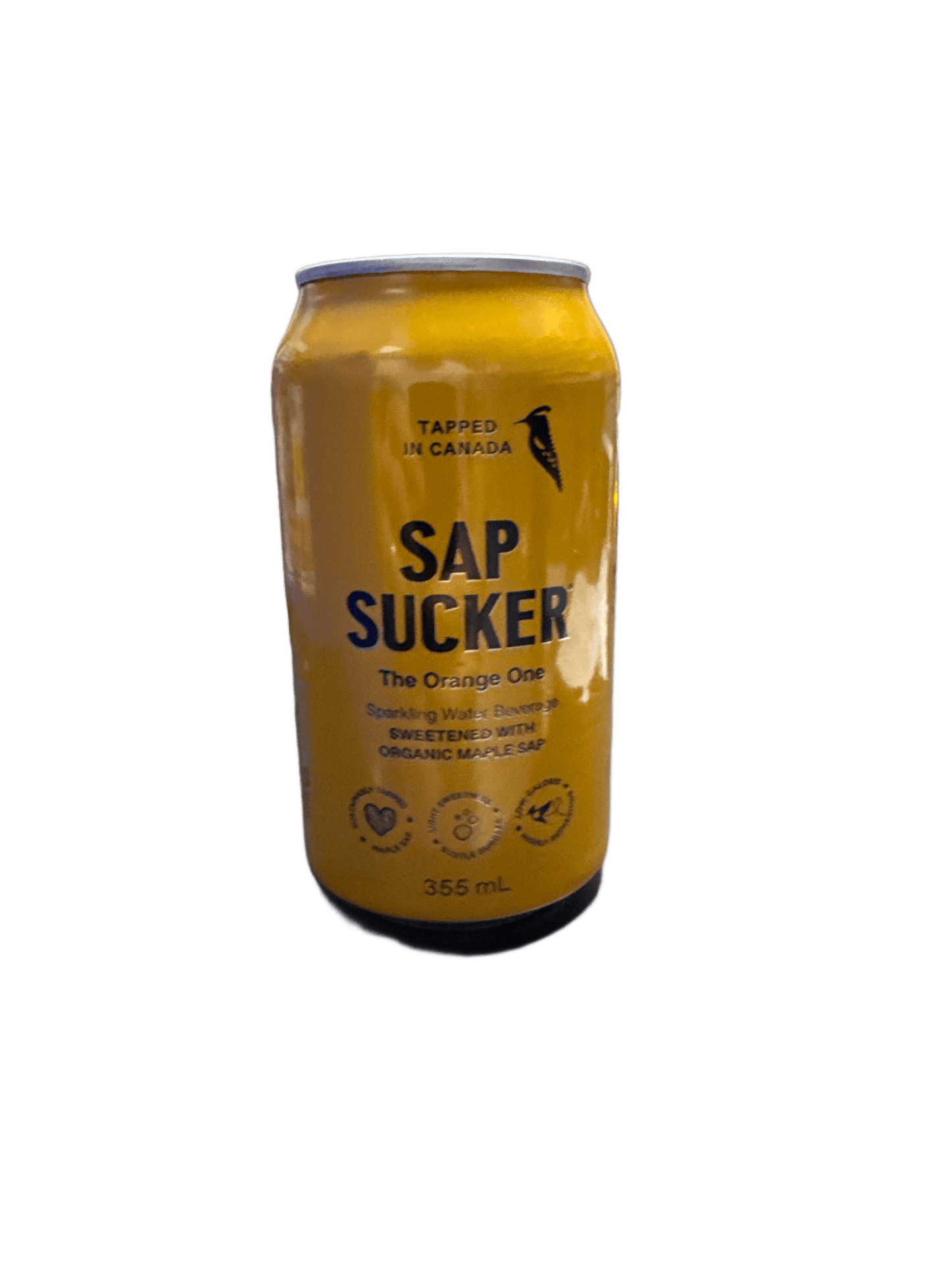 Sap Sucker Orange Sparkling Water Sweetened with Organic Maple Sap 355ML - Canadian Edition