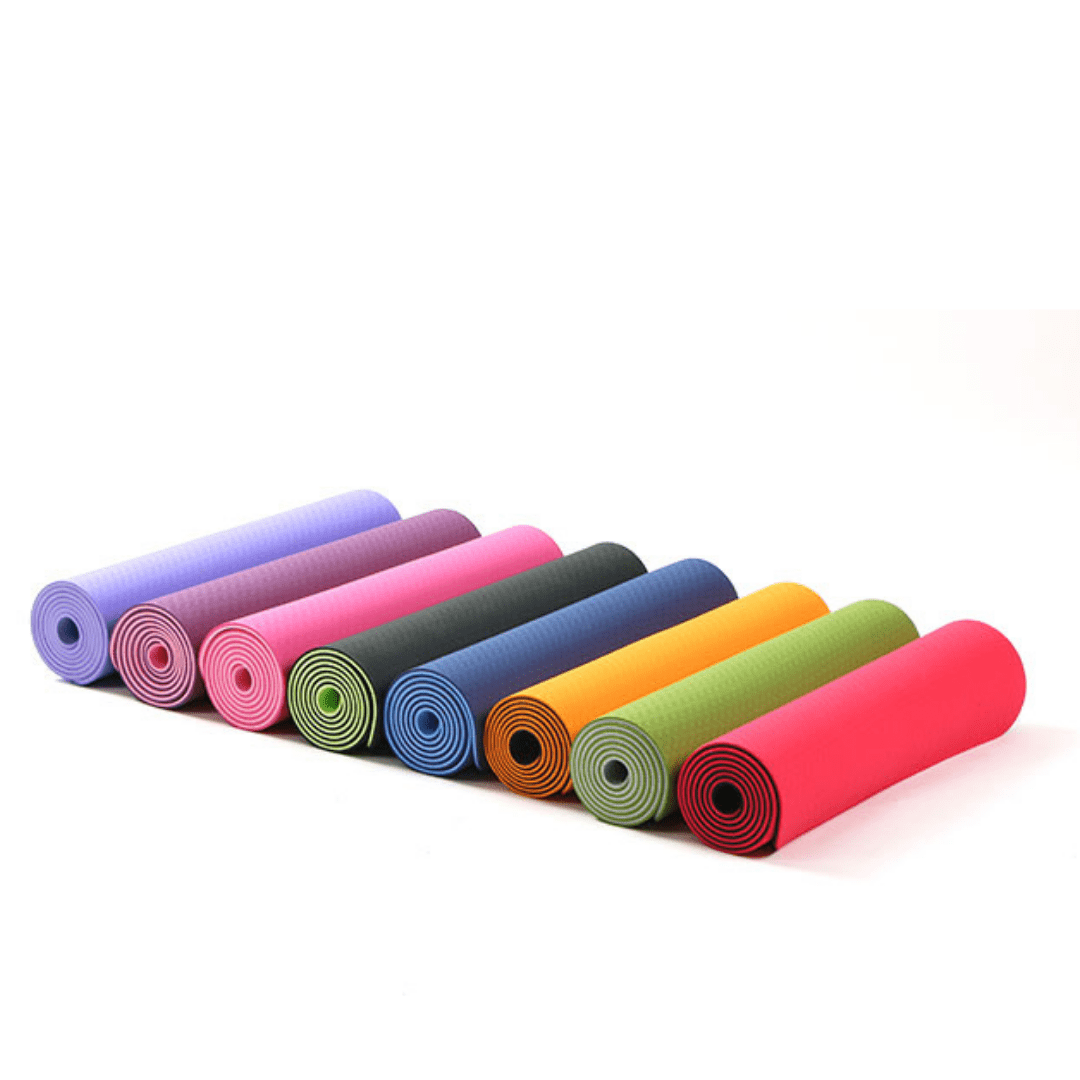 6mm Thick Double Color Anti - Slip TPE Yoga Mat - Jack Righteous