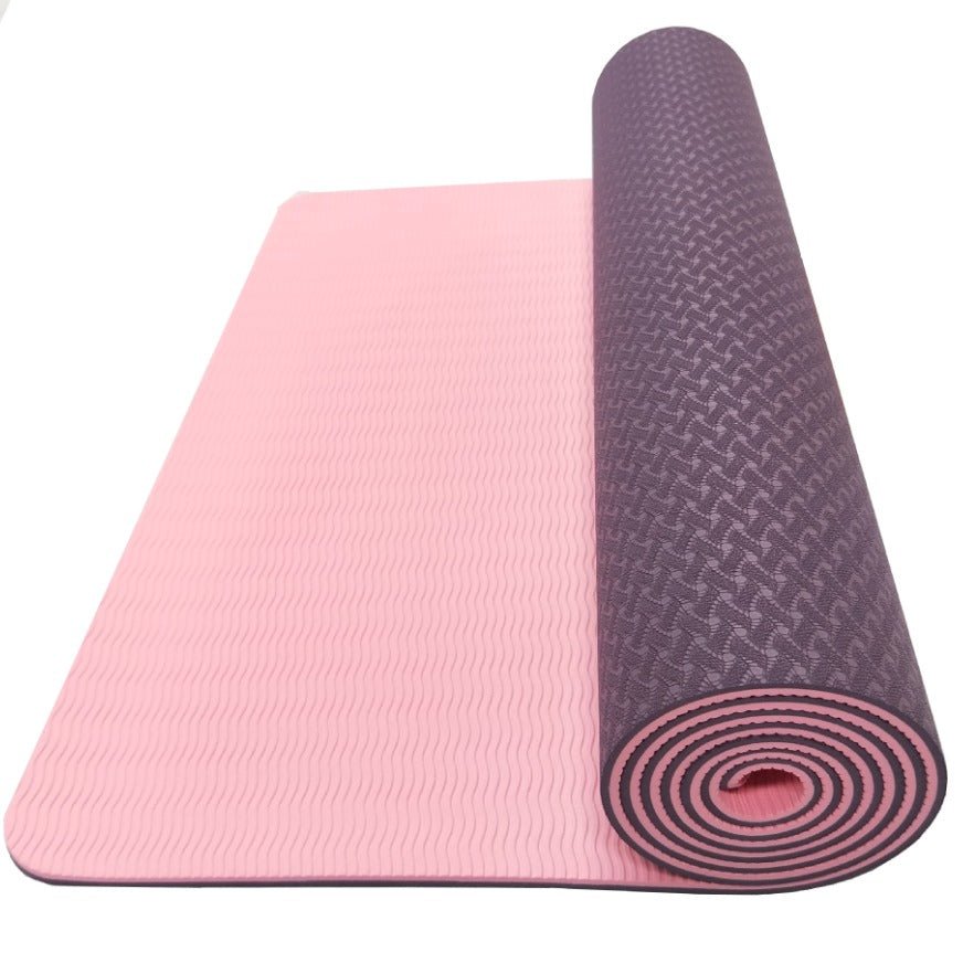 6mm Thick Double Color Anti - Slip TPE Yoga Mat - Jack Righteous