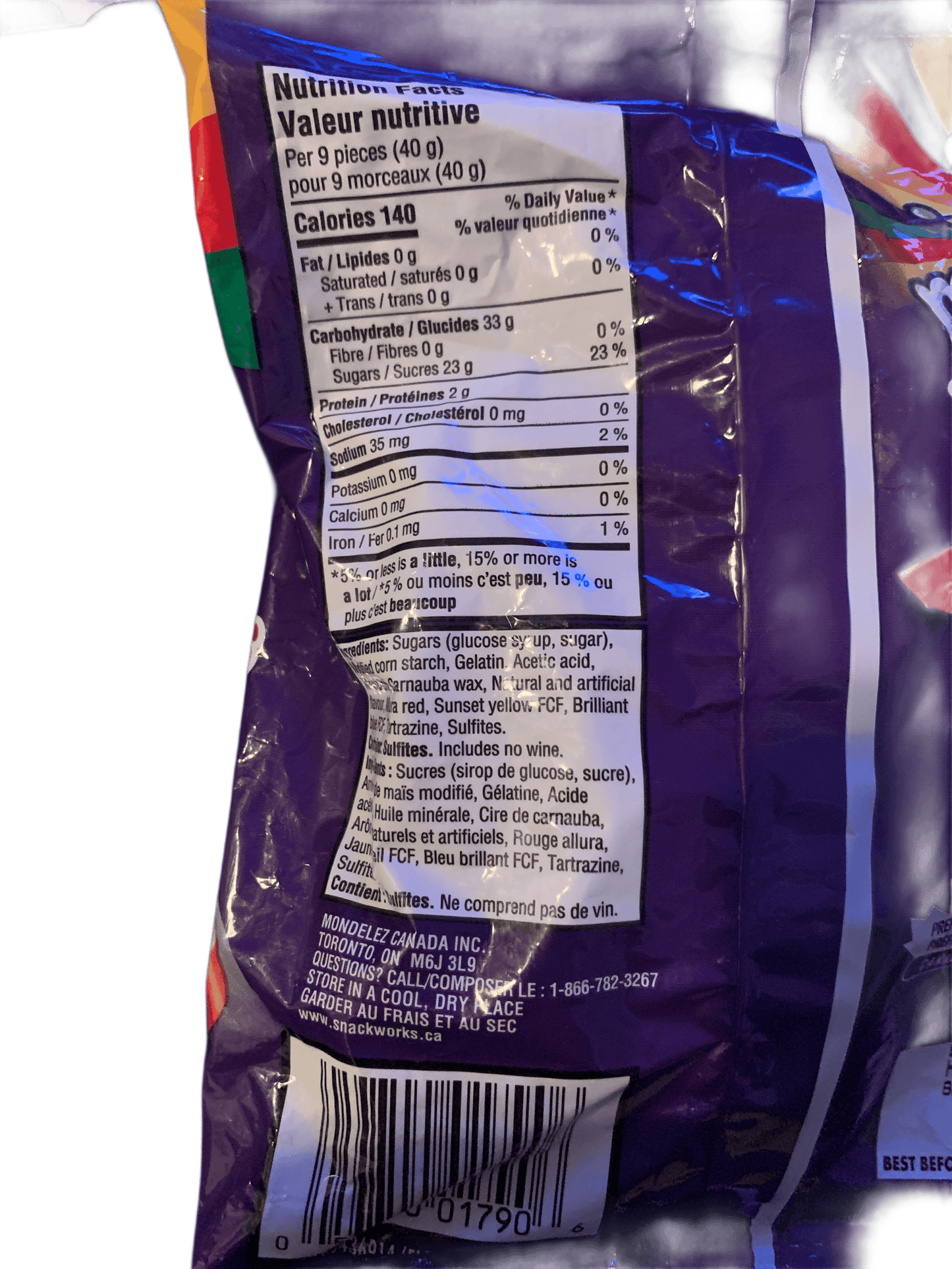 Maynards Wine Gums 154G - Canada Edition