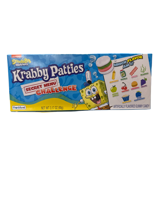 Krabby Patties Secret Menu Challenge 90G - U.S Edition