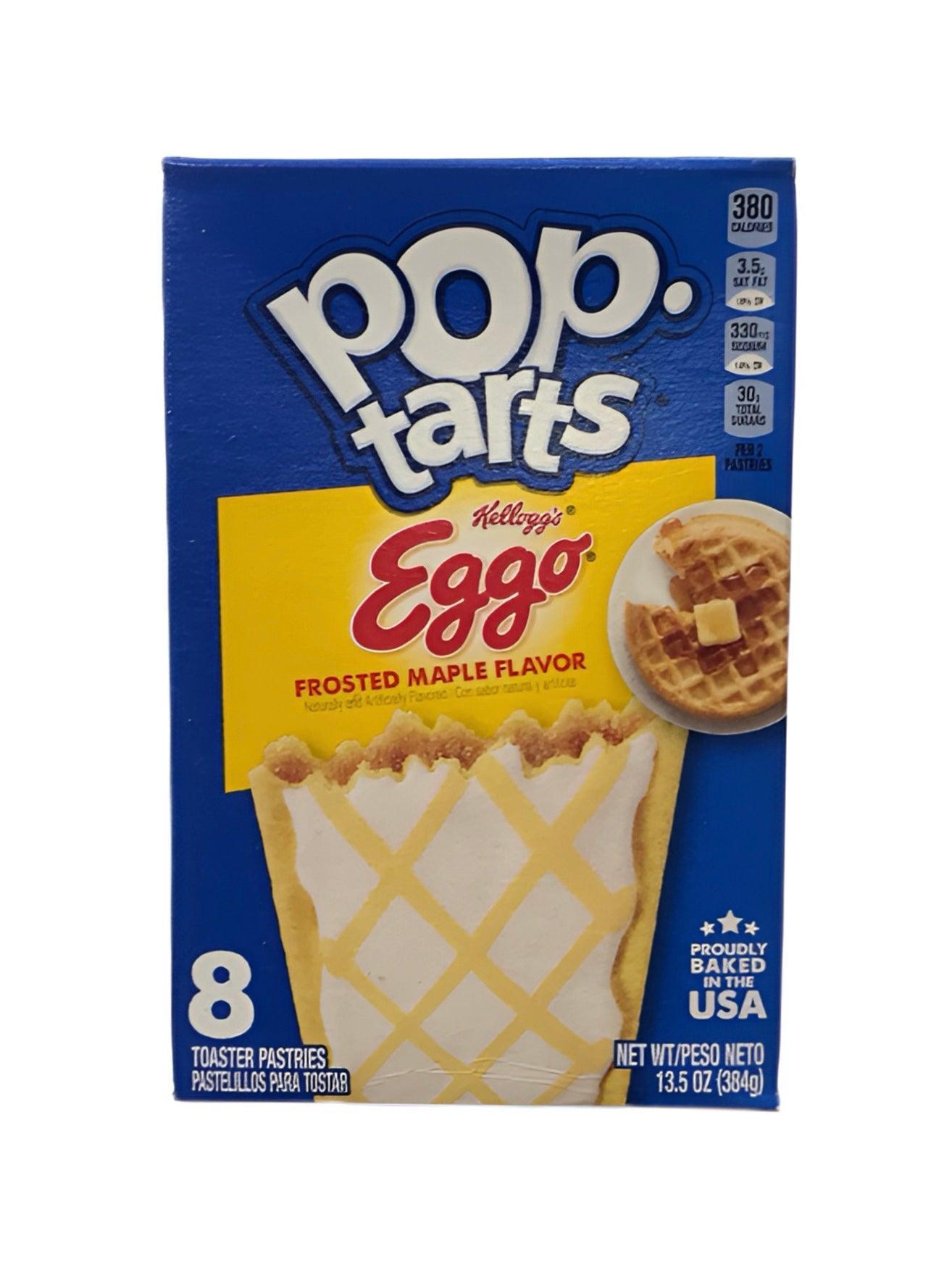 Pop Tarts - Kellogg's Eggo Frosted Maple Flavor 8 Pack